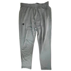 Under Armour Mens Loose Fit ColdGear Gray Athletic Jogger Large
